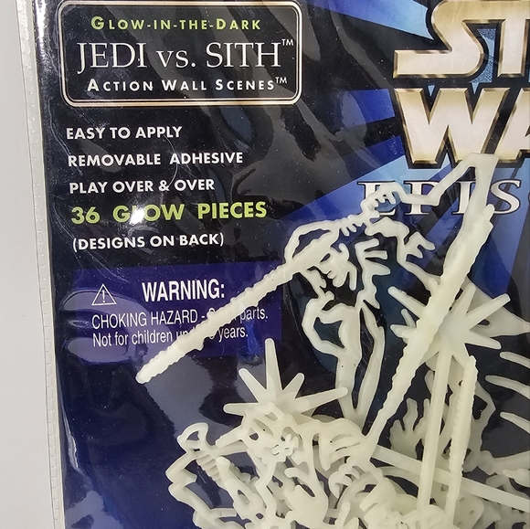 New Star Wars Episode 1 Glow In Dark Action Wall Scenes - Picture 2 of 4